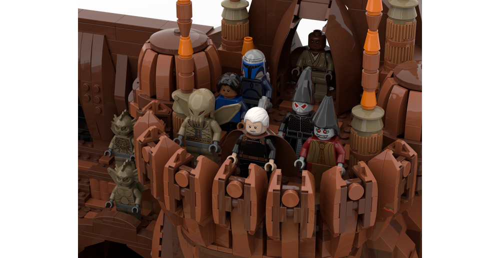 SW Episode 2 Attack of the Clones UCS Petranaki Geonosian Arena (Minifigure Scale) COMES WITH 8 FIGURES