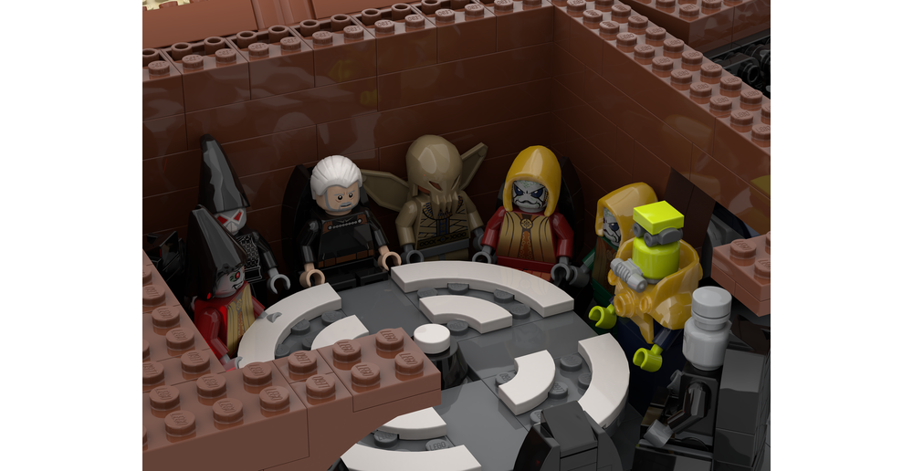 SW Episode 2 Attack of the Clones UCS Petranaki Geonosian Arena (Minifigure Scale) COMES WITH 8 FIGURES
