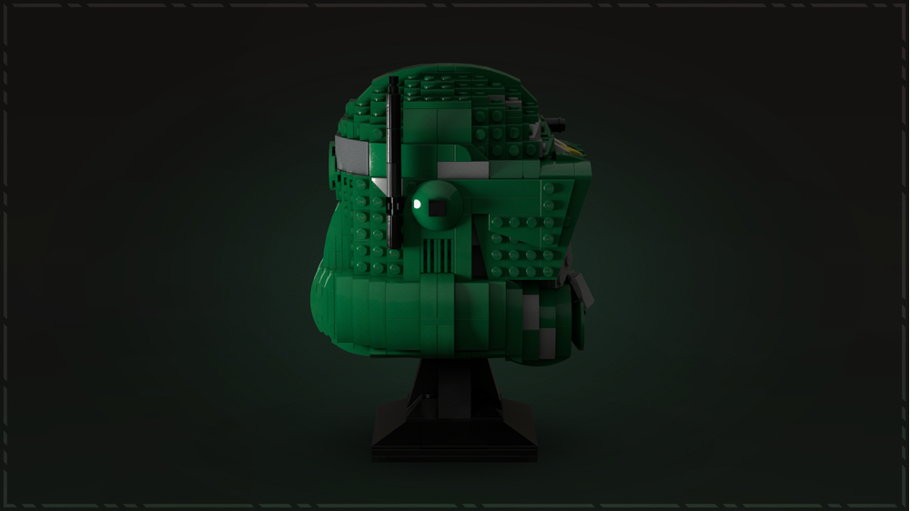 COMMANDER DOOM HELMET BUST - REBRICKABLE DESIGN -