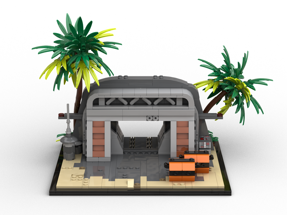 BATTLE OF SCARIF MOC (COMES WITH 6 FIGURES)