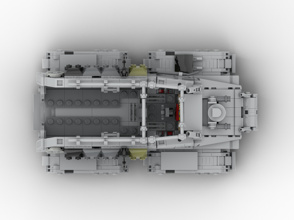 Imperial Riot Tank SKZ-231 Troop Transport - COMES WITH 4 FIGURES!