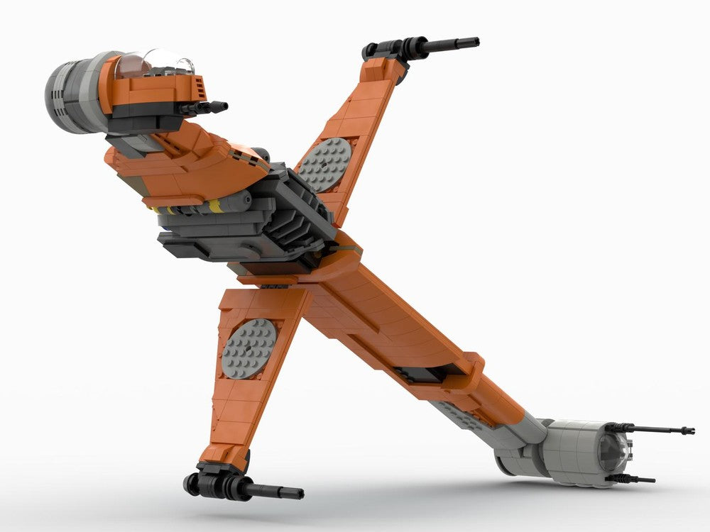 Blade Wing Prototype B- Wing Starfighter (ORANGE)