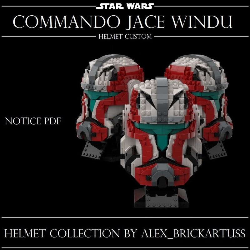 Commando Jace Windu Helmet Bust