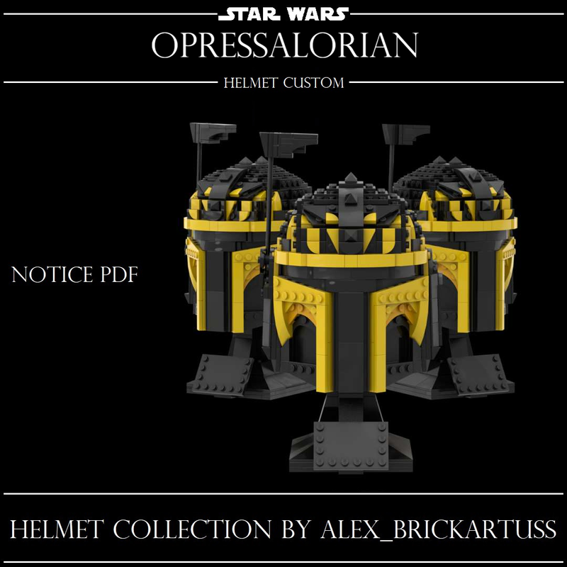 "Opressalorian" Mandalorian Helmet Bust