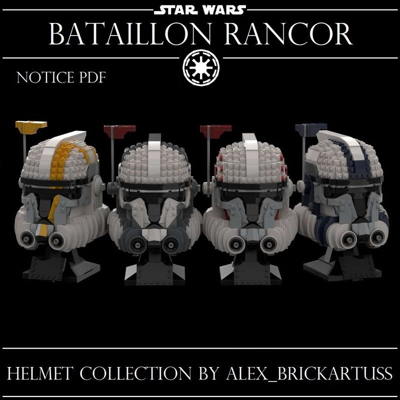 Rancor Battalion (Blitz, Colt, Hammer, Havoc) Helmet Bust