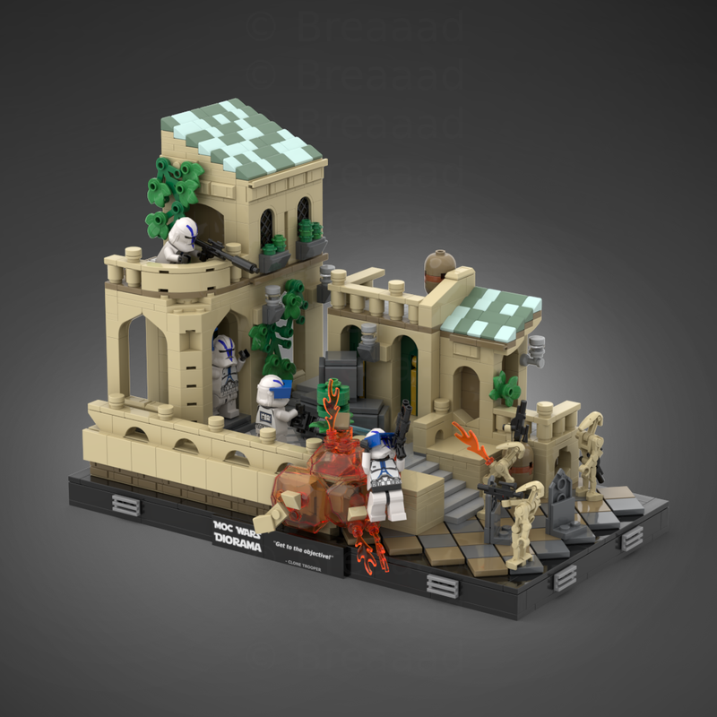 Lego Battlefront Moc Theed Supremacy (Diorama Collection