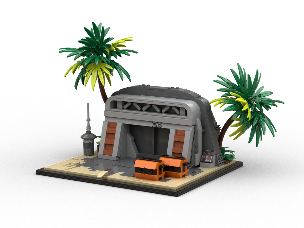 BATTLE OF SCARIF MOC (COMES WITH 6 FIGURES)