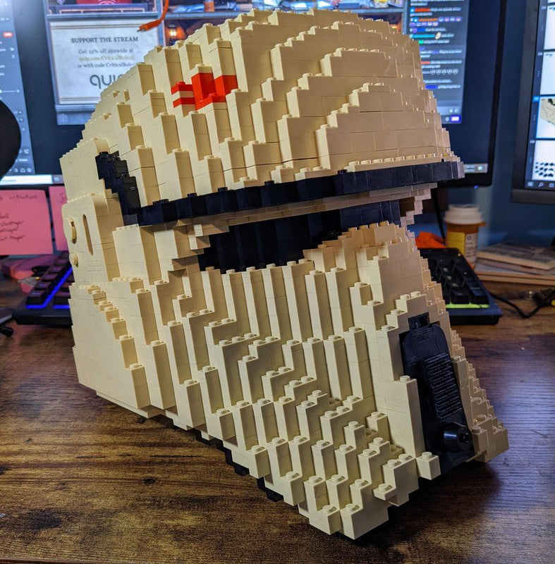 SHORE TROOPER HELMET - REBRICKABLE DESIGN -