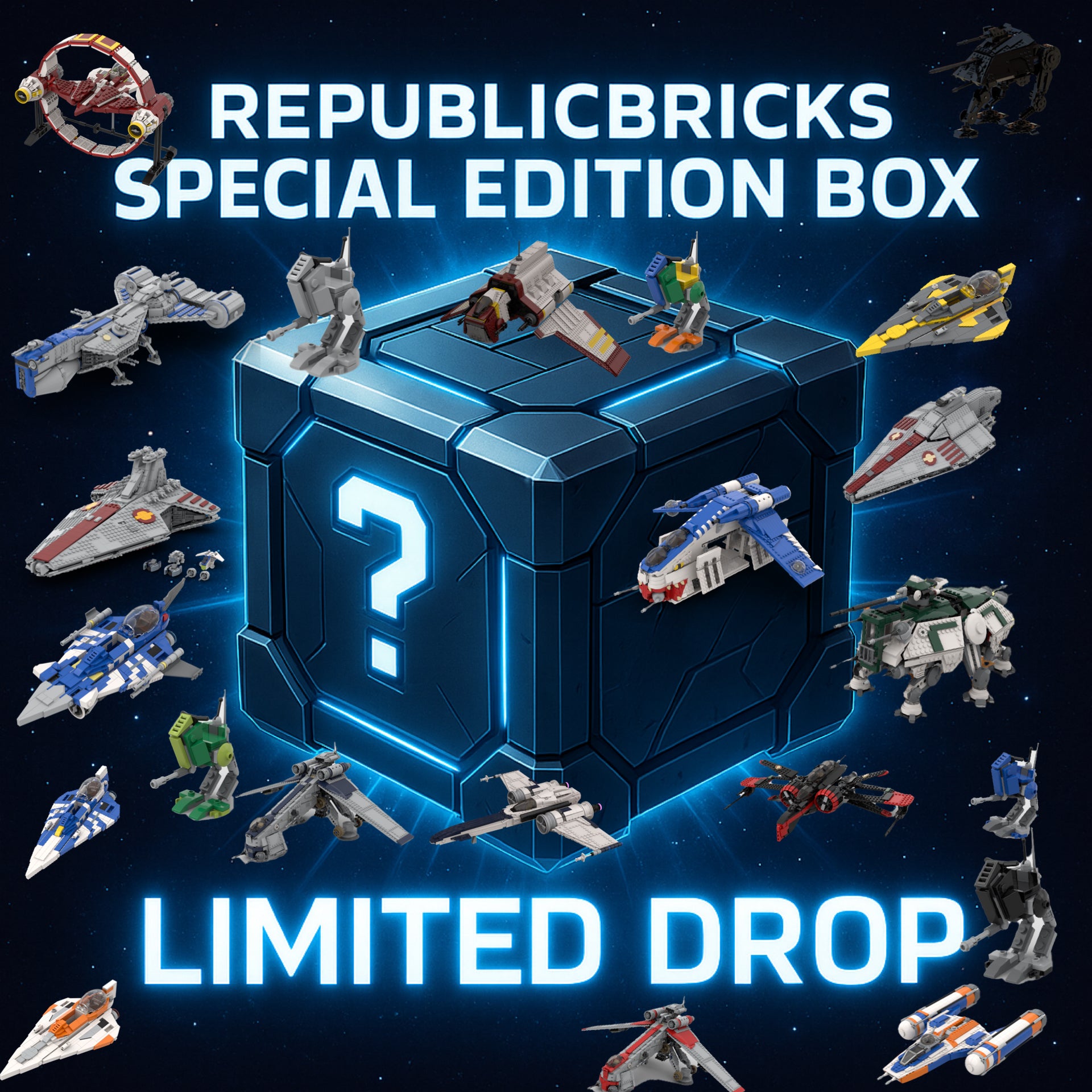INSANE DEAL!!! PLAYSCALE REPUBLIC SET PLUS CUSTOM CLONE TROOPER MYSTERY BOX (NO DUPLICATES)