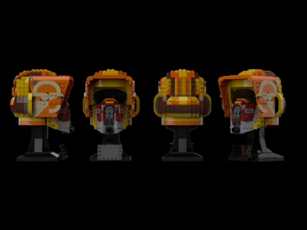 Ezra Bridger Scout Helmet Bust