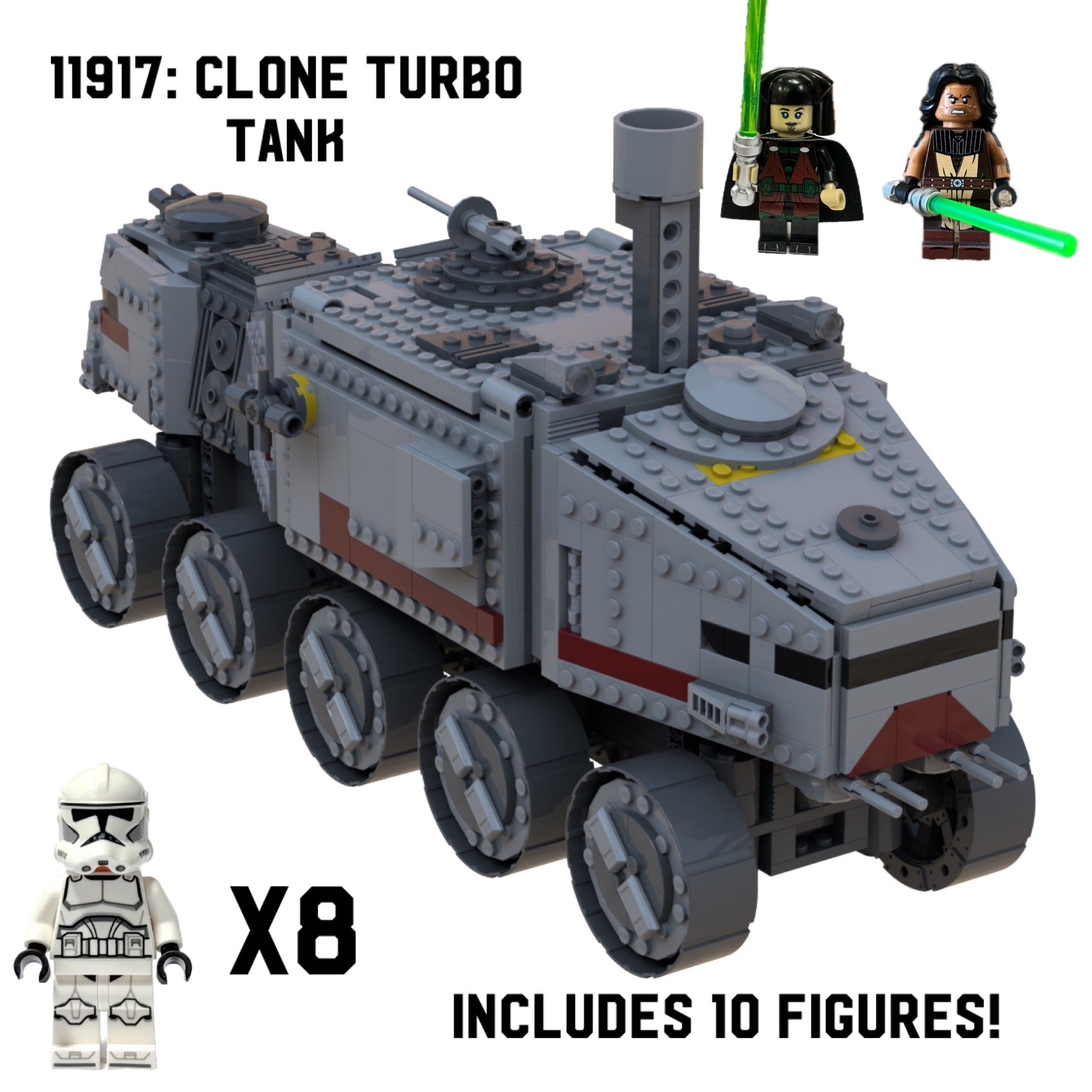 Minifig Scale Ucs Turbo Tank Tank 2005 Clone Turbo Tank 7261 Shop
