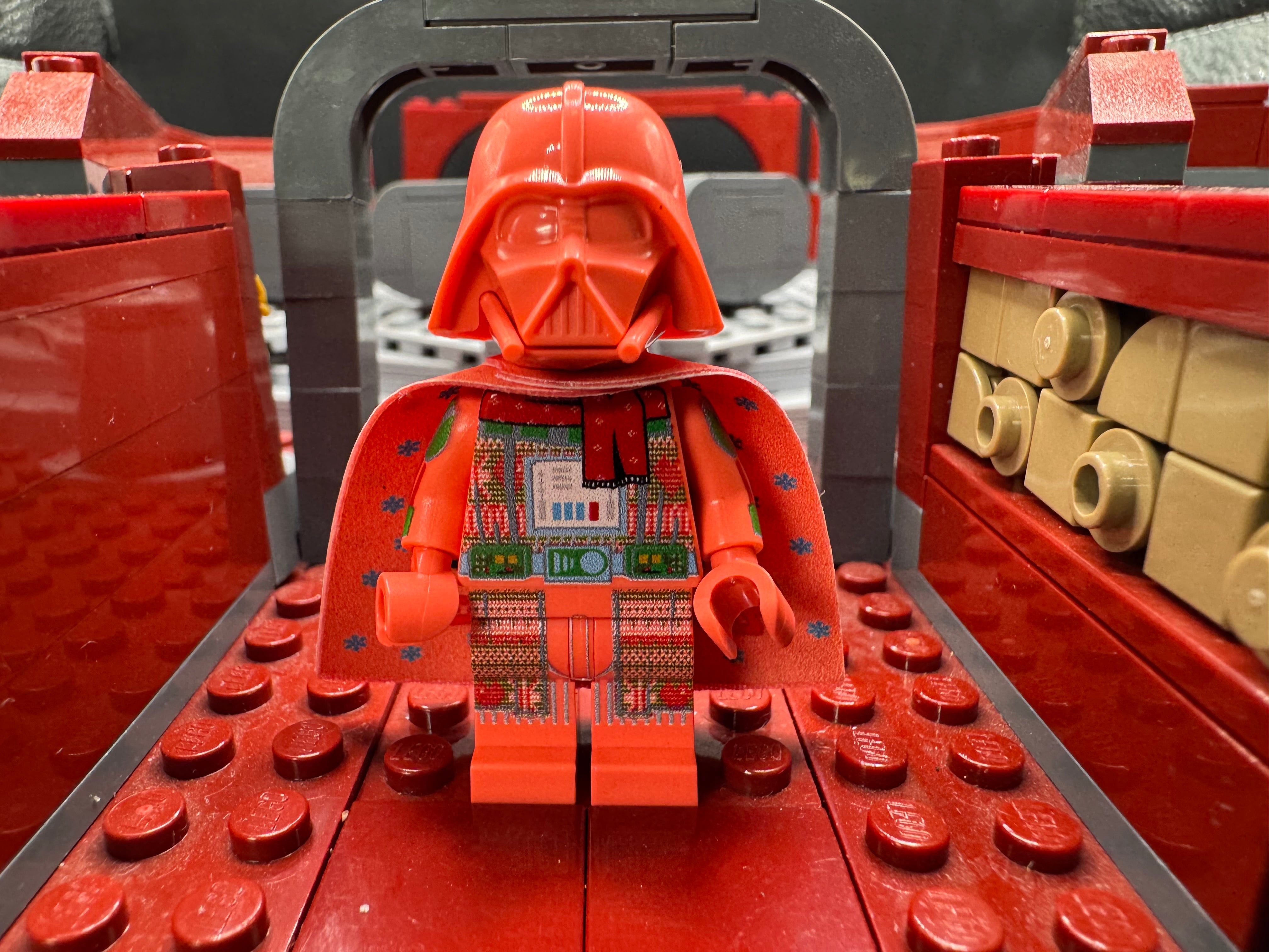 SPECIAL EDITION 1/3 SALMON PINK CHRISTMAS SWEATER VADER