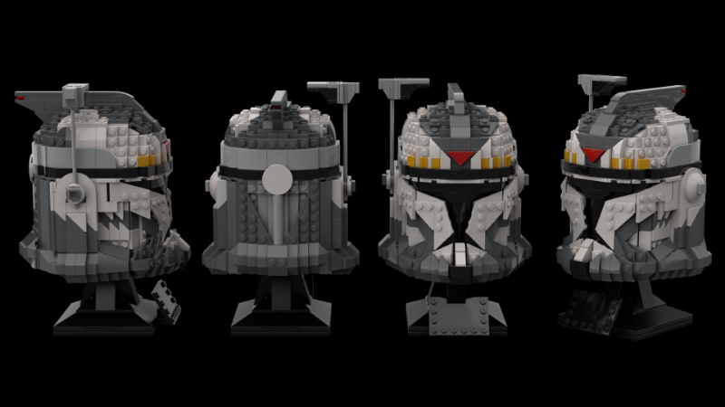 Commander Wolffe P1 Helmet Bust