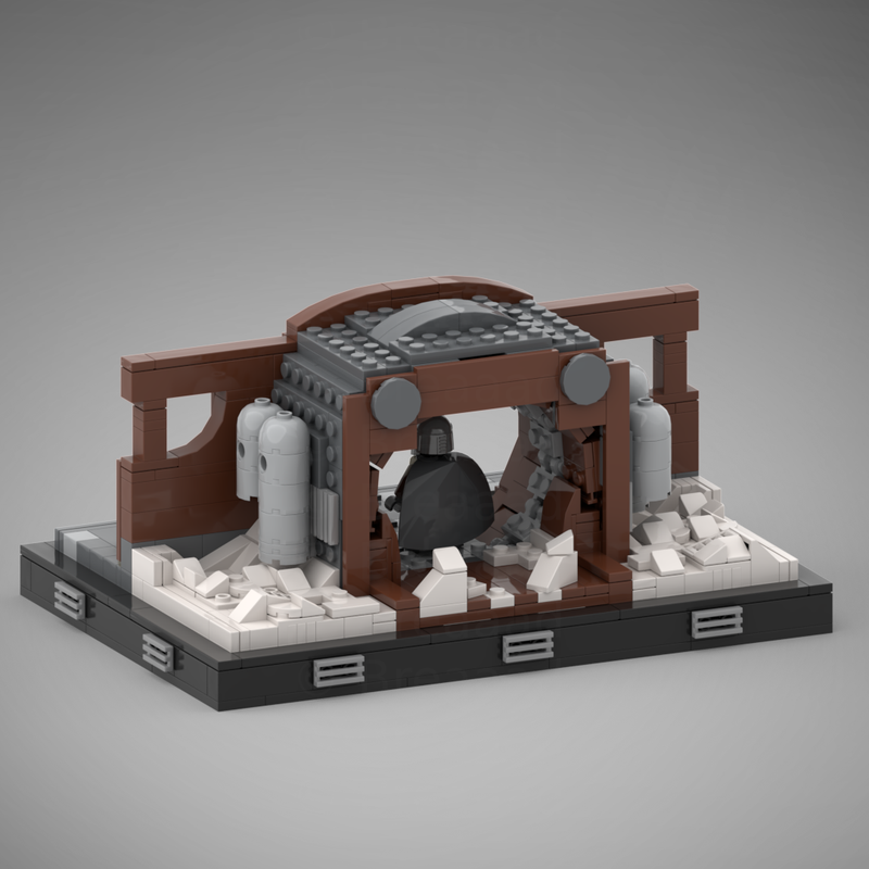 Opening scene Mando MOC