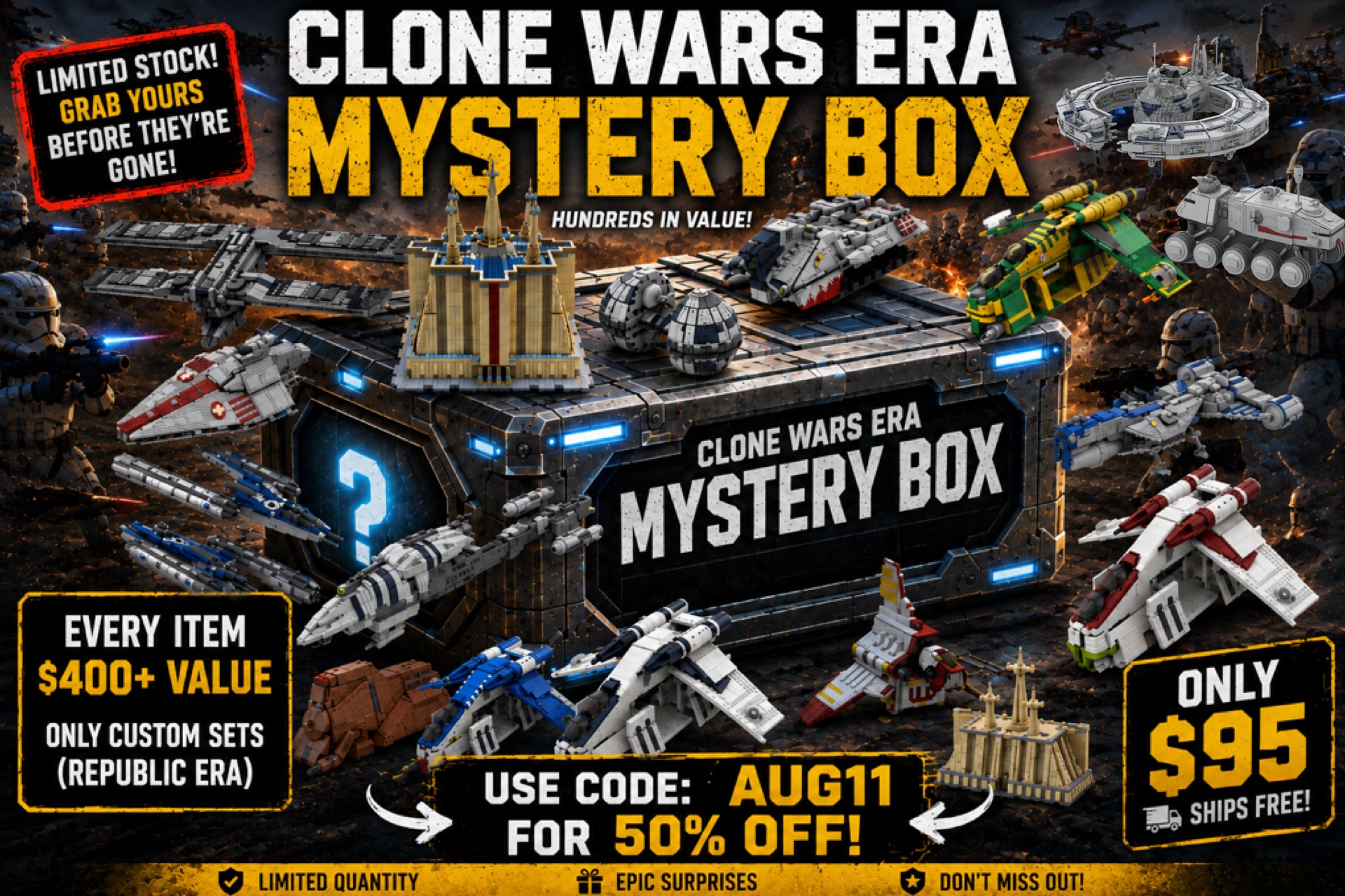 PREQUEL BOX $400 VALUE - AUGUST 11TH LIMITED EDITION! - ONLY DAY TO PURCHASE - CODE: AUG11 FOR 50% OFF