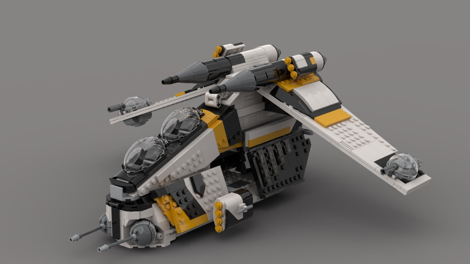 13857: LIMITED EDITION REPUBLIC GUNSHIP - 54TH BATALLION