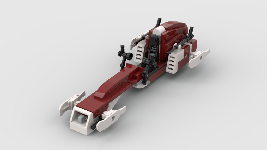 11725: BARC CLONE SPEEDER (GALACTIC MARINE WHITE)