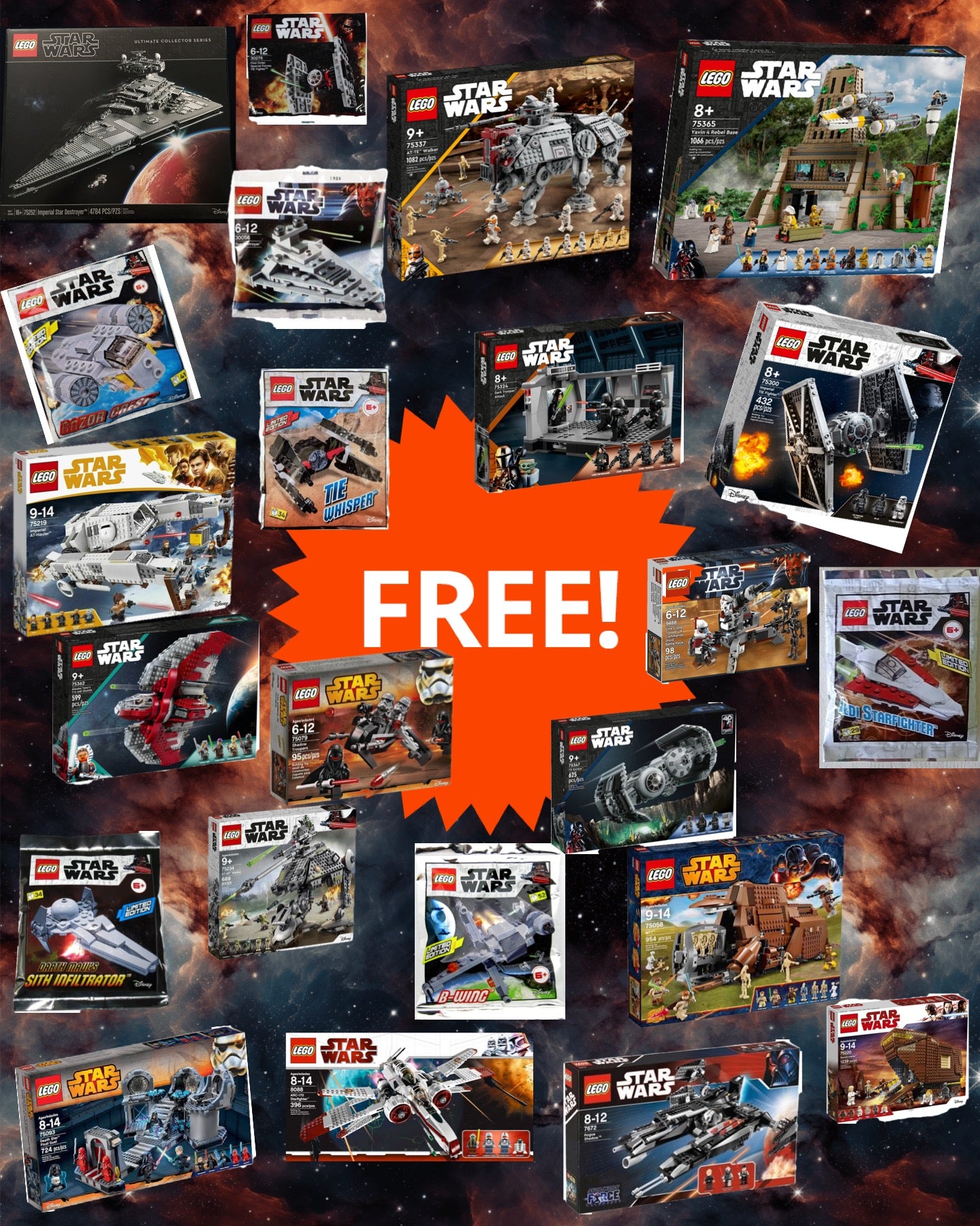 FREE OFFICIAL SEALED SET (LIMIT 2 PER ORDER!)