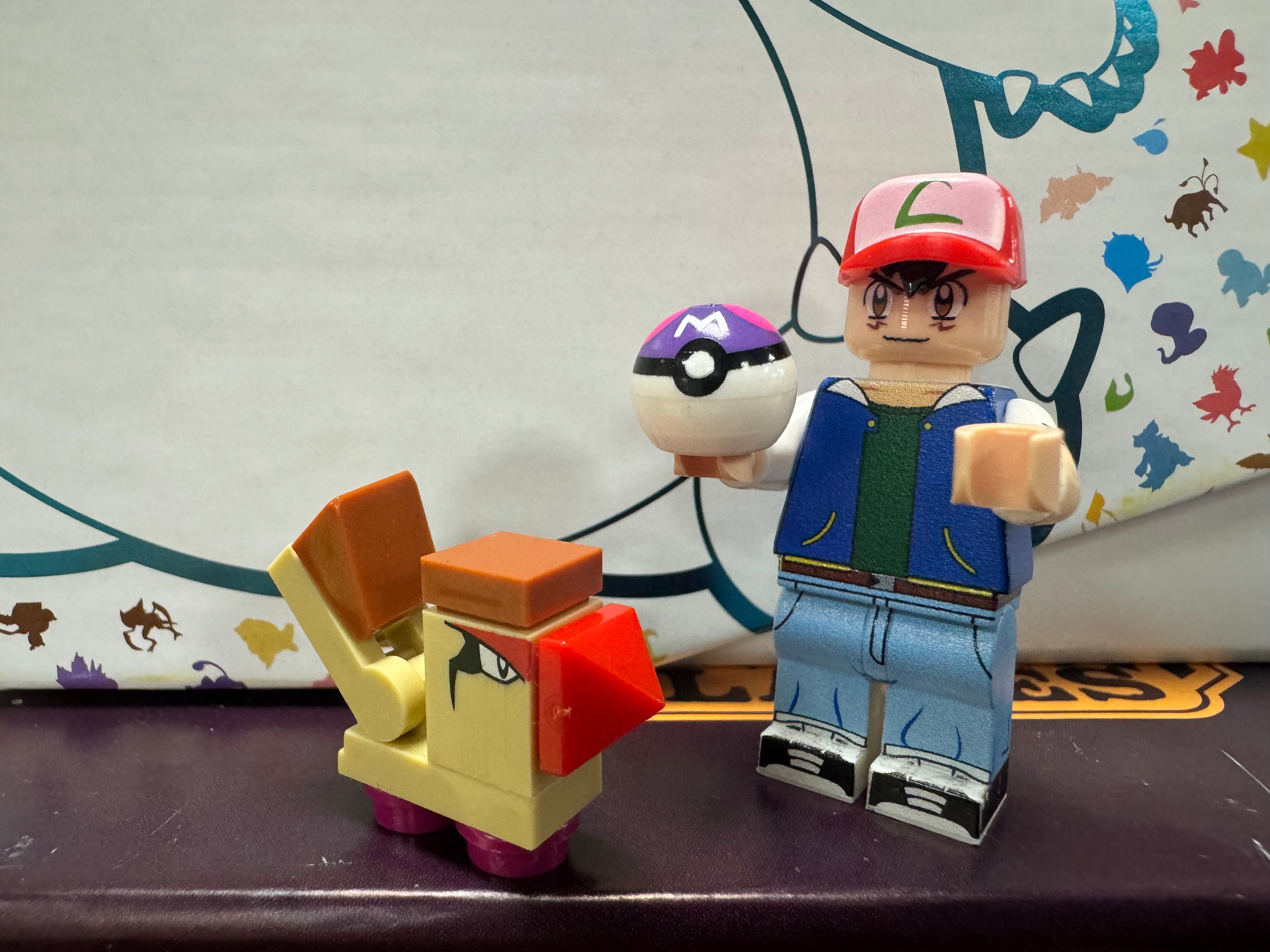 Poke Trainer "Ash" with Bird!