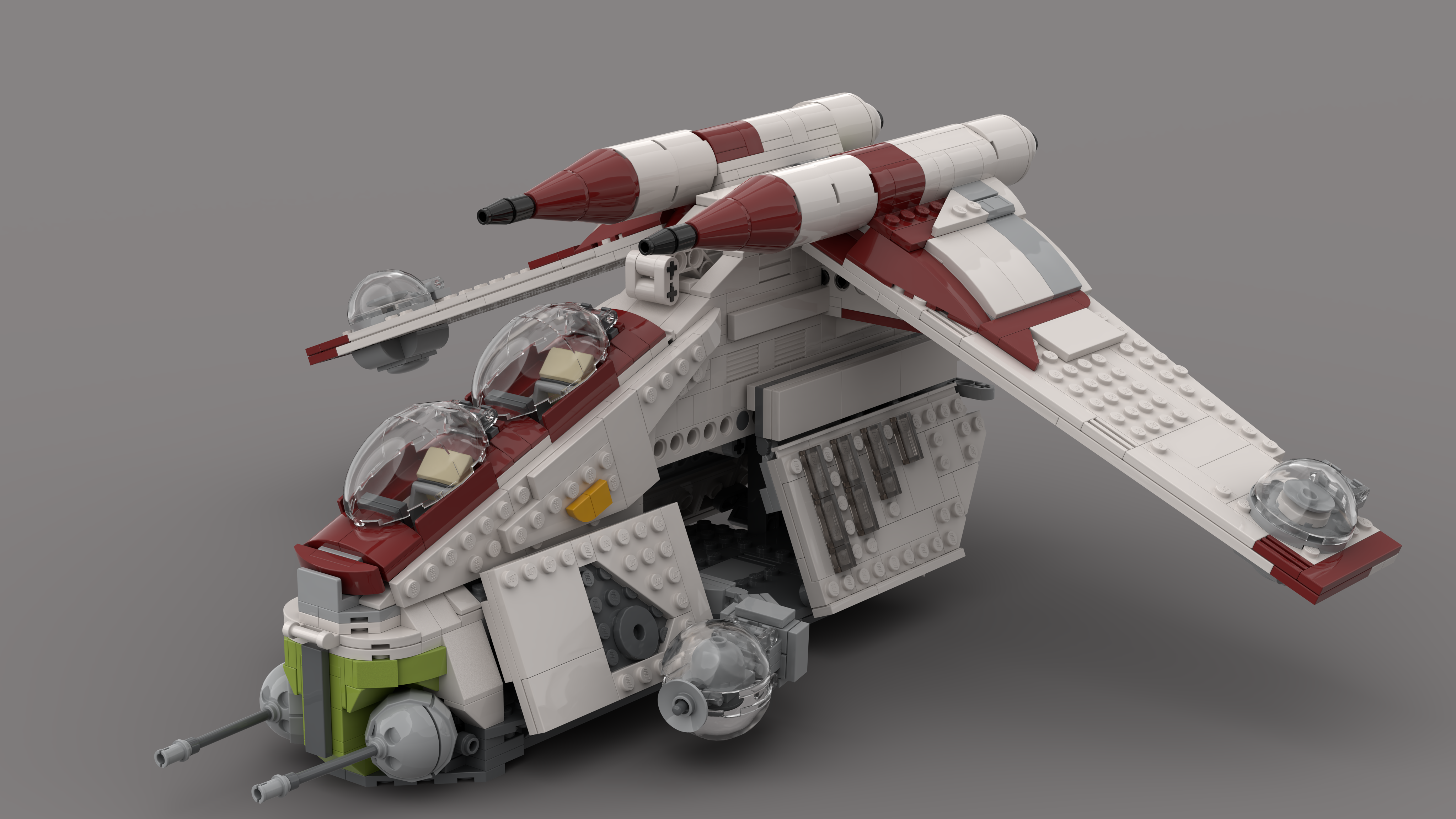 13803: REPUBLIC GUNSHIP (CLASSIC 2023 WITH BUBBLE TURRETS)