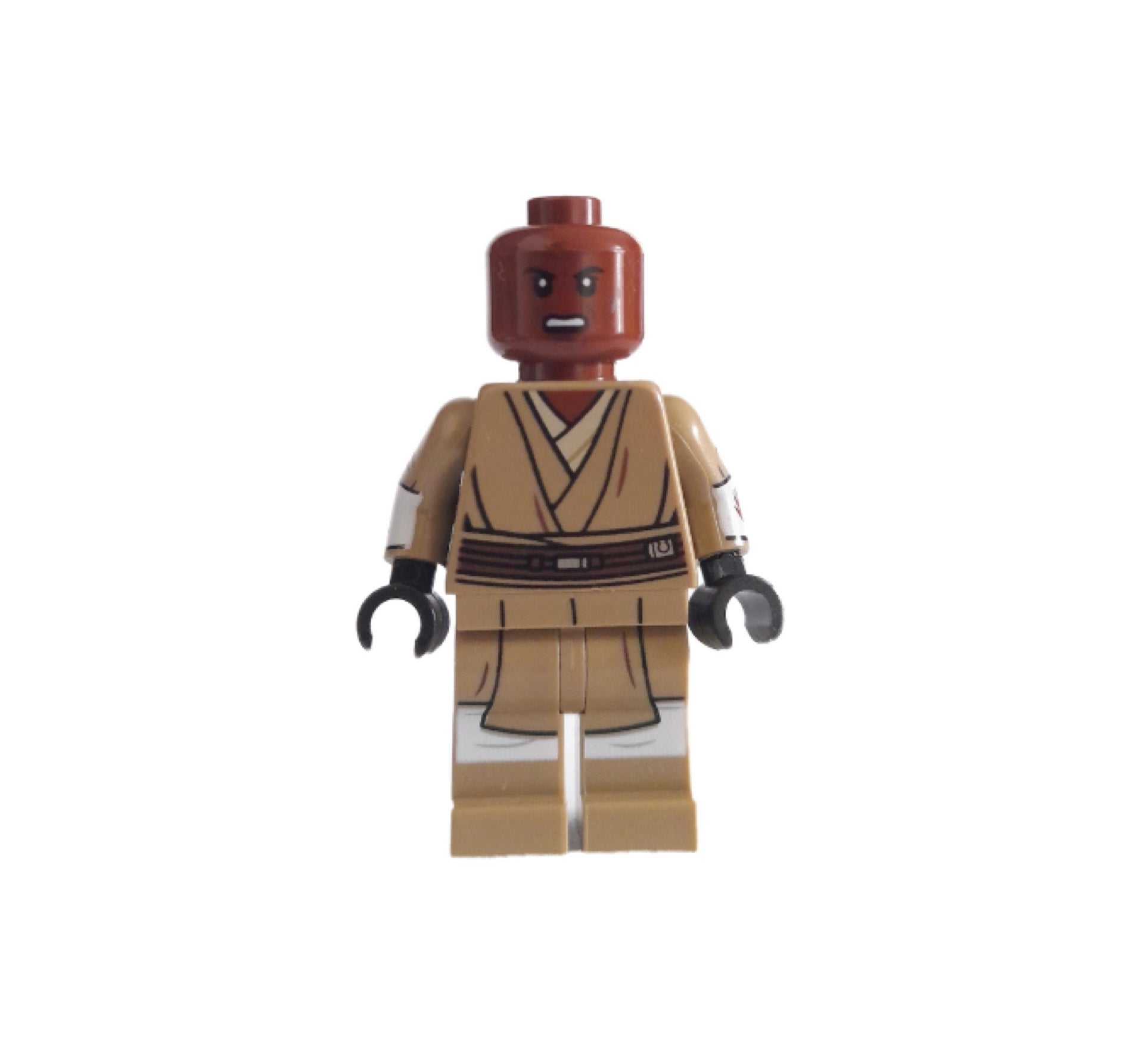 Mace Windu (Dark Tan Legs, Open Mouth, Printed Arms) Item No: sw1205