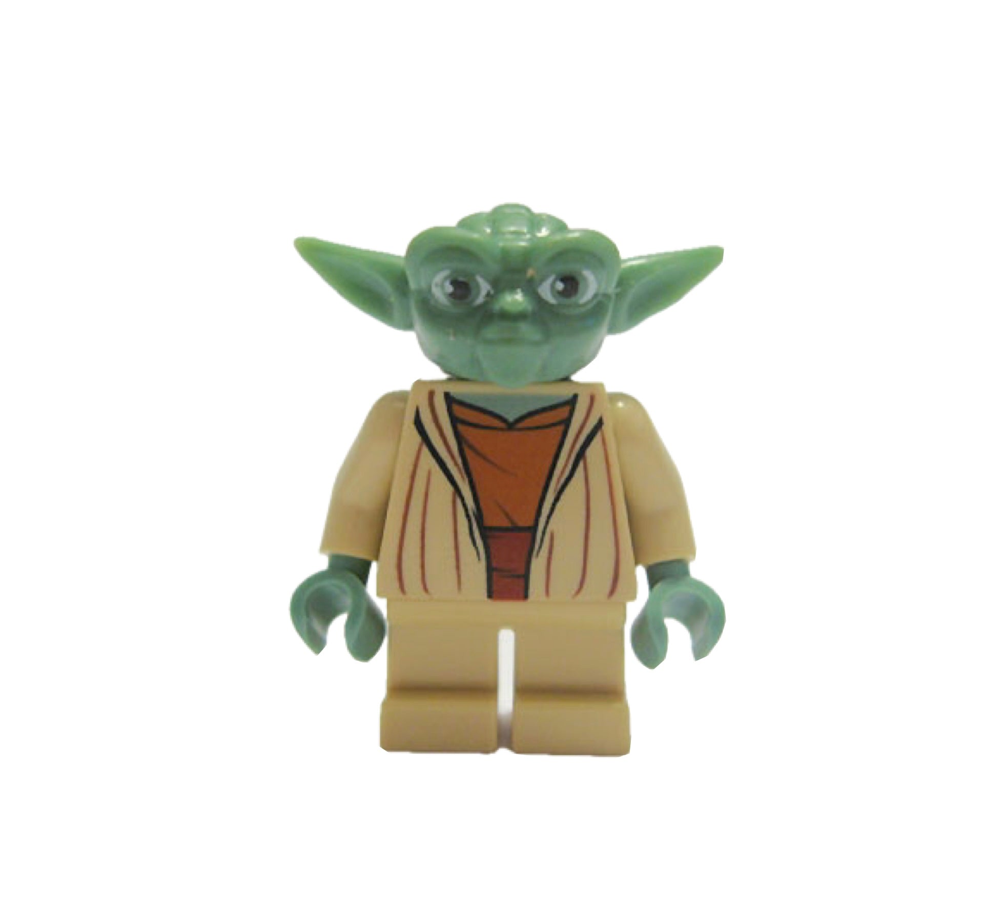 Yoda - Clone Wars, Light Bluish Gray Hair Item No: sw0219