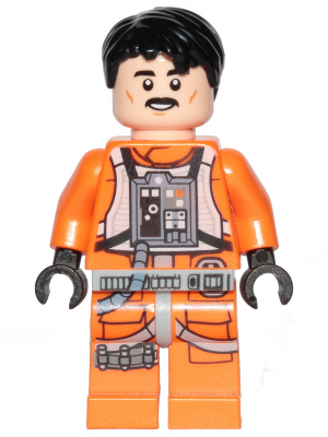 Biggs Darklighter - Light Nougat Head, Hair Item No: sw1038