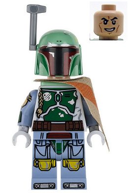 Boba Fett - Pauldron, Helmet, Jet Pack, Printed Arms and Legs Item No: sw0610