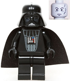 Darth Vader (Light Bluish Gray Head) Item No: sw0004a