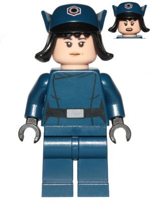 Rose Tico - Dark Blue First Order Officer Disguise, Hat with Hair Item No: sw0901