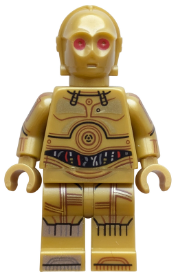 C-3PO - Printed Legs, Toes and Arms, Red Eyes Item No: sw1440
