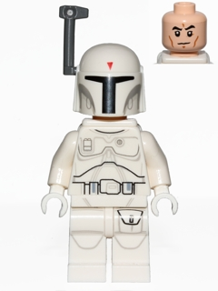 Boba Fett - White, Detailed Pattern Item No: sw0631