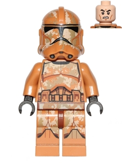 Clone Trooper (Phase 2) - Geonosis Camouflage, Scowl Item No: sw0606