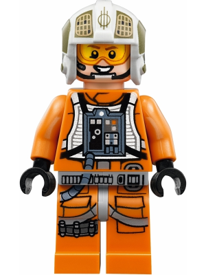 Rebel Pilot Y-wing (Jon 'Dutch' Vander, Gold Leader) - Printed Legs, Headset Item No: sw0932