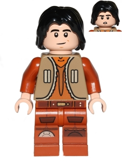 Ezra Bridger - Dark Tan Vest, Hair Item No: sw0574