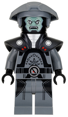 Imperial Inquisitor Fifth Brother - Dark Bluish Gray Uniform Item No: sw0747