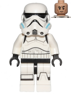 Imperial Stormtrooper - Printed Legs, Dark Azure Helmet Vents, Frown Item No: sw0617