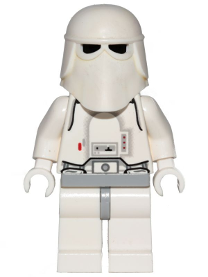 Snowtrooper, Light Bluish Gray Hips, White Hands (Hoth Stormtrooper) Item No: sw0115