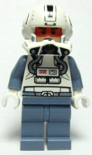 Clone Trooper Pilot (Phase 2) - Sand Blue Arms and Legs, Frown Item No: sw0266