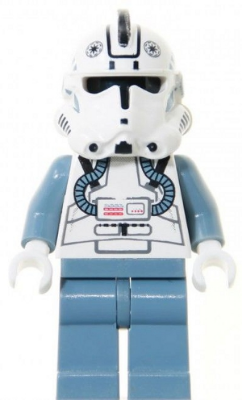 Clone Trooper V-wing Pilot (Phase 2) - Sand Blue Arms and Legs, Black Head Item No: sw0118