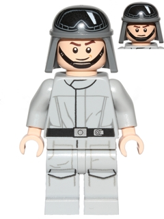 Imperial AT-ST Driver (Helmet with Printed Goggles, Light Bluish Gray Jumpsuit, Printed Legs) Item No: sw0797