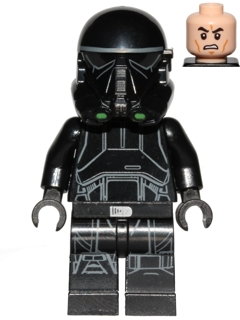 Imperial Death Trooper - Light Nougat Head Item No: sw0807