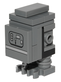 Gonk Droid (GNK Power Droid), Dark Bluish Gray Item No: sw0562