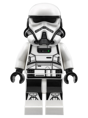 Imperial Patrol Trooper - Male, Light Nougat Head, Scowl Item No: sw0914
