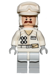 Hoth Rebel Trooper White Uniform (Moustache) Item No: sw0760