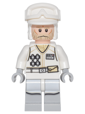 Hoth Rebel Trooper White Uniform (Tan Beard, without Backpack) Item No: sw0765