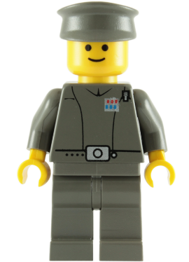 Imperial Officer (Captain / Commandant / Commander) - Police Cap, Yellow Head with Standard Grin Item No: sw0046