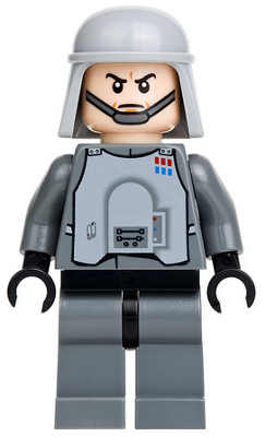 Imperial Officer with Battle Armor (Captain / Commandant / Commander) - Chin Strap Item No: sw0426