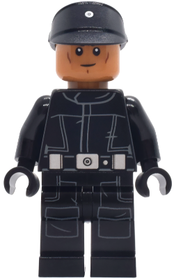 Imperial Shuttle Pilot - Medium Nougat Head, Imperial Officer Cap Item No: sw1480