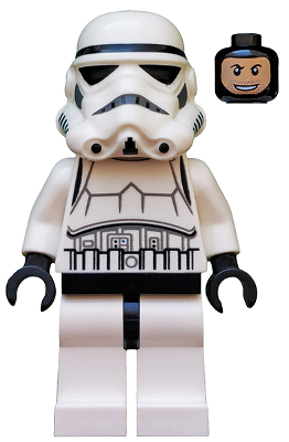 Imperial Stormtrooper - Printed Black Head, Dotted Mouth Helmet, Detailed Armor Item No: sw0366